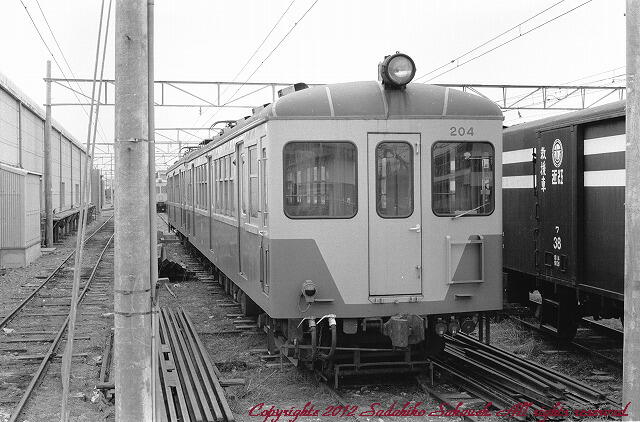 近江鉄道 4 203 ～古い車輌の写真：里山工房～